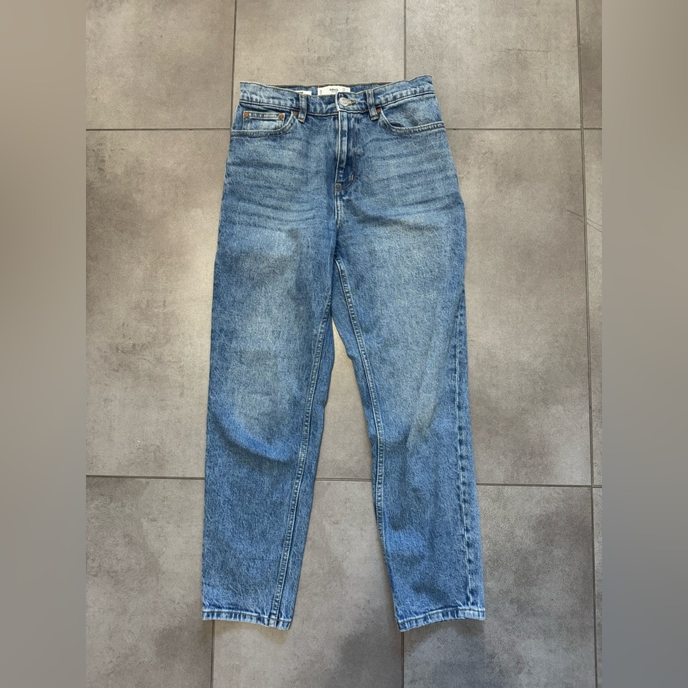Blue Denim Jeans Mango Mom Jeans